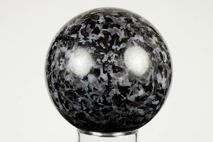 Polished, Indigo Gabbro Sphere - Madagascar #196155